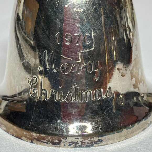 Bridalane Silver Christmas Bell 1976 5 Golden Rings - Picture 2 of 10